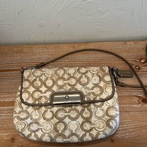 Coach Kristin Op Art Sequin Small Crossbody Bag